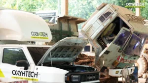 ผลงาน Oxyhtech รถบรรทุก รถแทรกเตอร์ โรงโม่หิน