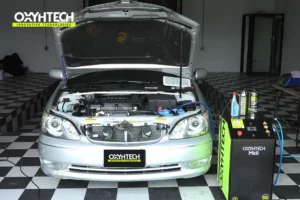 ผลงาน OXYHTECH - TOYOTA - CAMRY 2.4 -08 ล้างเขม่าคาร์บอน เครื่องยนต์สะอาดขึ้นทั้งระบบ