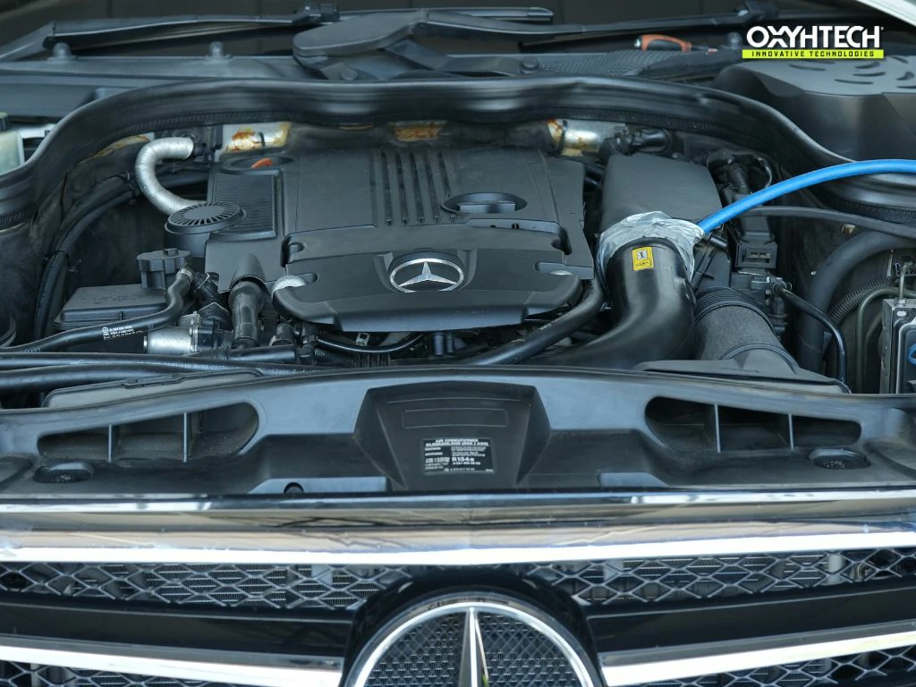 ผลงาน OXYHTECH BENZ E250 เบนซิน สปาเครื่องยนต์ทั้งระบบ ฟื้นฟูสมรรถนะ