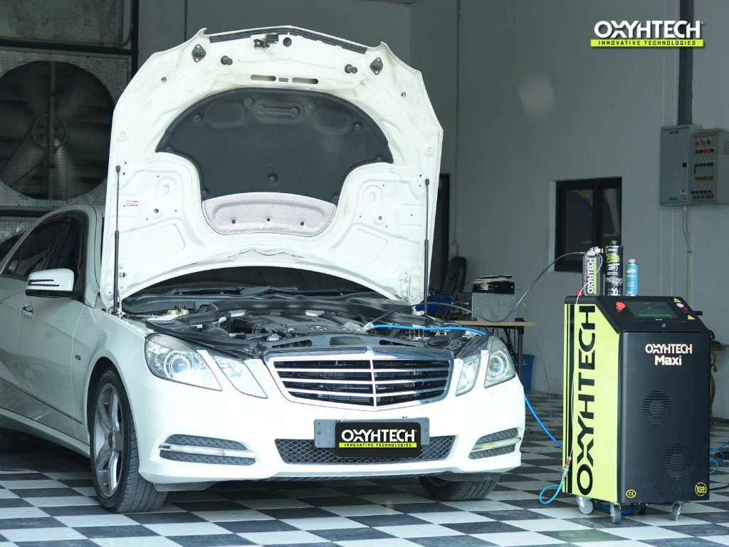 ผลงาน Oxyhtech - Benz E250 เบนซิน ดีท็อกซ์เครื่องยนต์ ฟื้นฟูอัตราเร่ง เครื่องสะอาด