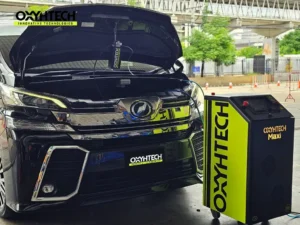 ผลงาน OXYHTECH - TOYOTA - VELLFIRE ล้างเขม่าคาร์บอน เครื่องยนต์สะอาดขึ้นทั้งระบบ