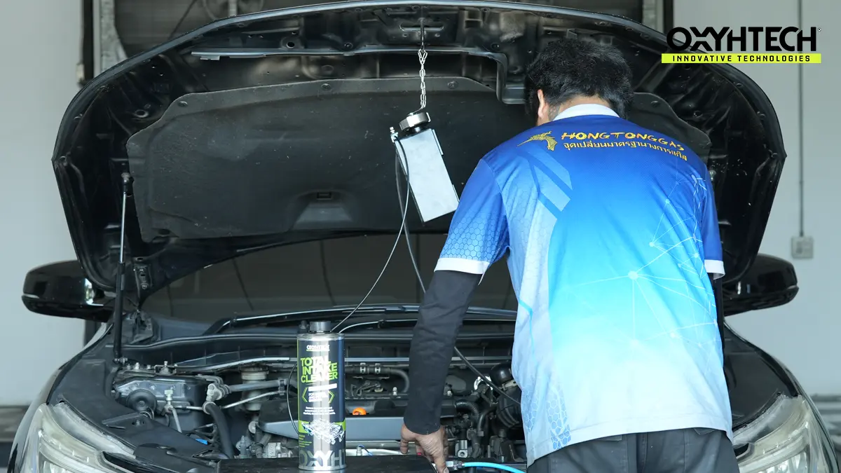 ผลงาน OXYHTECH - HONDA ACCORD ดีท็อกซ์เครื่องยนต์ ฟื้นฟูความแรง ลดเขม่า ประหยัดน้ำมัน