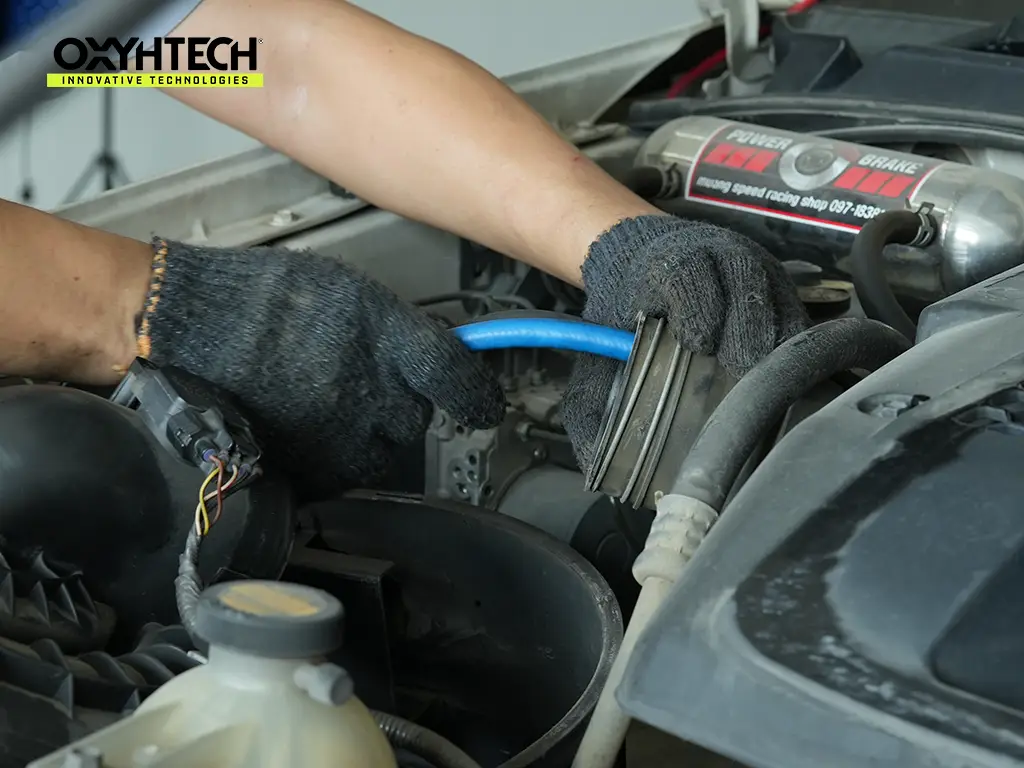 ผลงาน OXYHTECH - TOYOTA FORTUNER-04 ล้างเขม่าคาร์บอน เครื่องยนต์สะอาดขึ้นทั้งระบบ