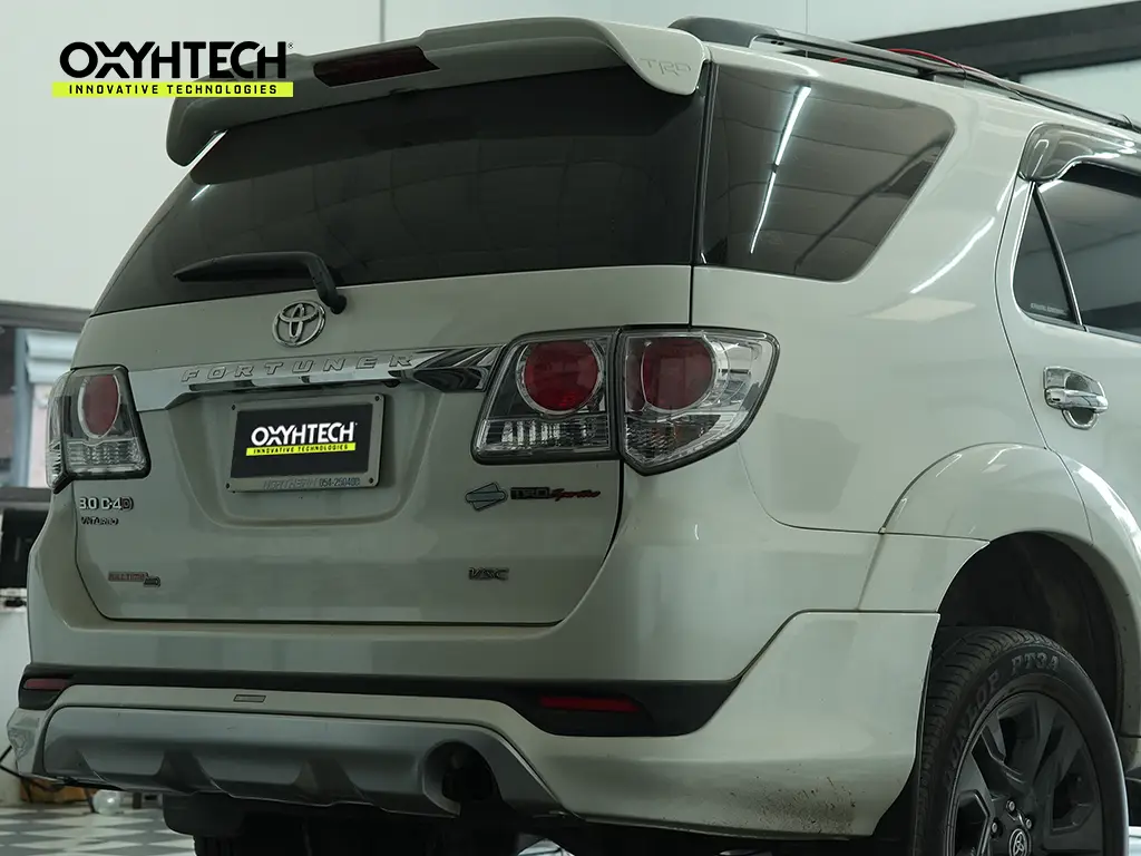 ผลงาน OXYHTECH - TOYOTA FORTUNER-04 ล้างเขม่าคาร์บอน เครื่องยนต์สะอาดขึ้นทั้งระบบ