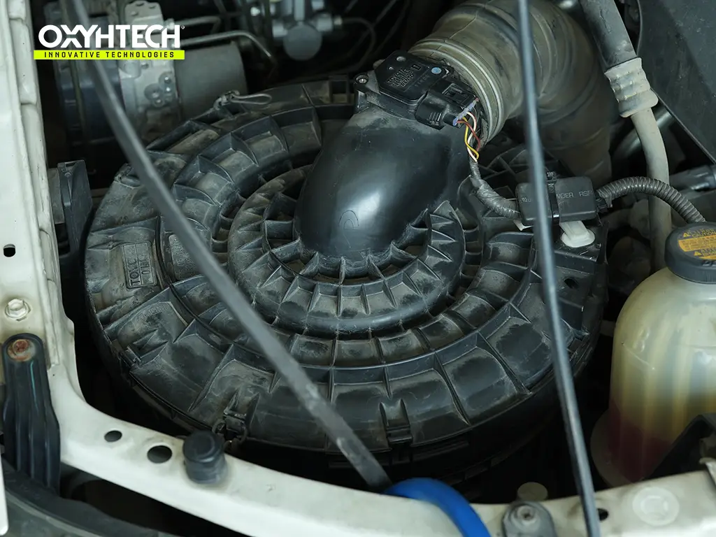 ผลงาน OXYHTECH - TOYOTA - HILUX - VIGO ล้างเขม่าคาร์บอน เครื่องยนต์สะอาดขึ้นทั้งระบบ