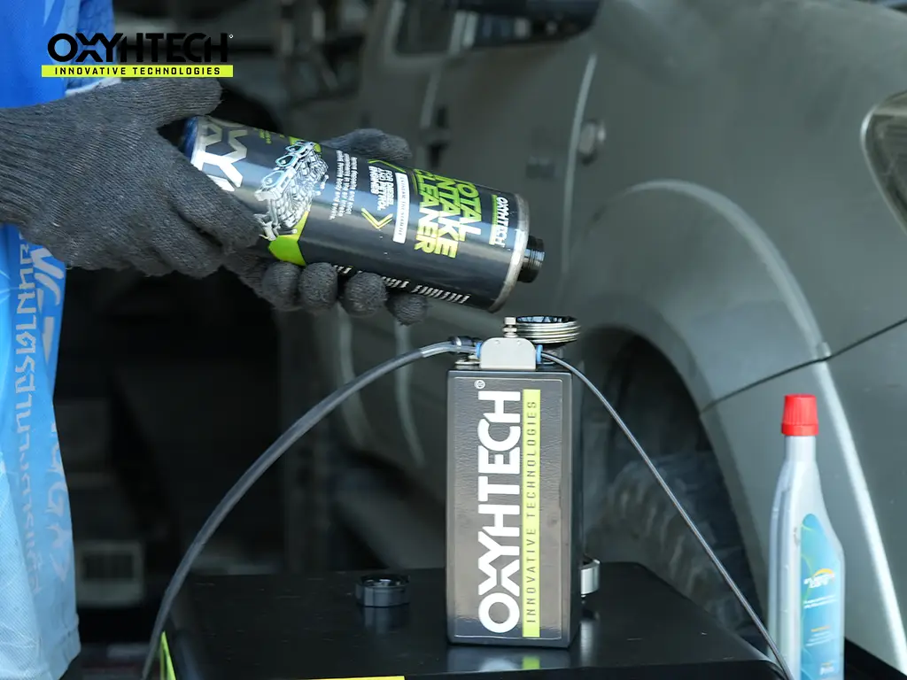 ผลงาน OXYHTECH - TOYOTA - HILUX - VIGO ล้างเขม่าคาร์บอน เครื่องยนต์สะอาดขึ้นทั้งระบบ