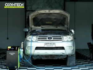 ผลงาน OXYHTECH - TOYOTA - HILUX - VIGO ล้างเขม่าคาร์บอน เครื่องยนต์สะอาดขึ้นทั้งระบบ