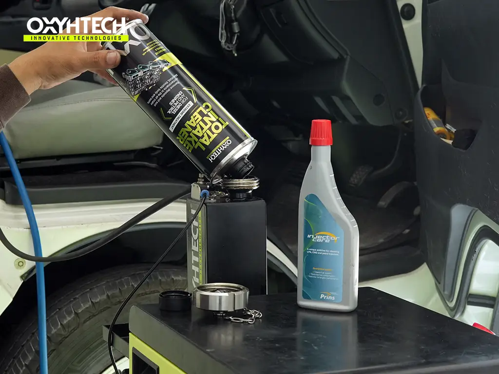 ผลงาน OXYHTECH - TOYOTA - VENTURY ล้างเขม่าคาร์บอน เครื่องยนต์สะอาดขึ้นทั้งระบบ