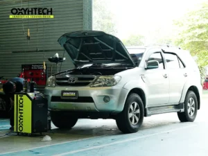 ผลงาน OXYHTECH - TOYOTA - FORTUNER - 06 ล้างเขม่าคาร์บอน เครื่องยนต์สะอาดขึ้นทั้งระบบ