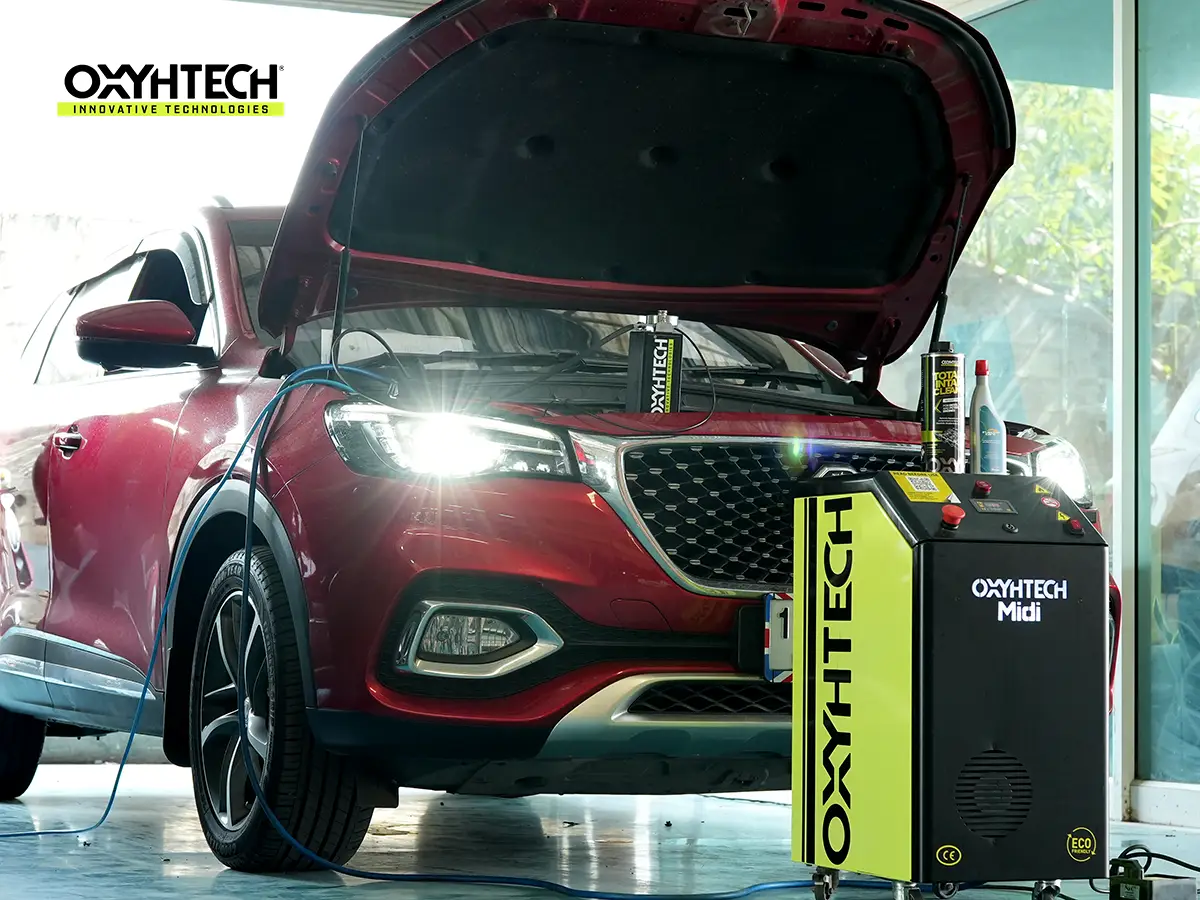 ผลงาน OXYHTECH - TOYOTA - MG - HS ล้างเขม่าคาร์บอน เครื่องยนต์สะอาดขึ้นทั้งระบบ
