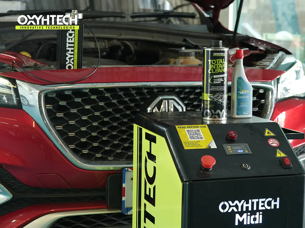 ผลงาน OXYHTECH - TOYOTA - MG - HS ล้างเขม่าคาร์บอน เครื่องยนต์สะอาดขึ้นทั้งระบบ