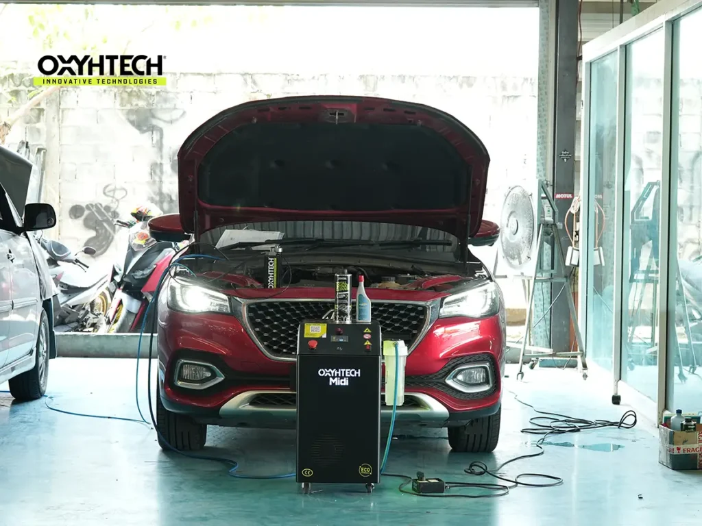 ผลงาน OXYHTECH - TOYOTA - MG - HS ล้างเขม่าคาร์บอน เครื่องยนต์สะอาดขึ้นทั้งระบบ