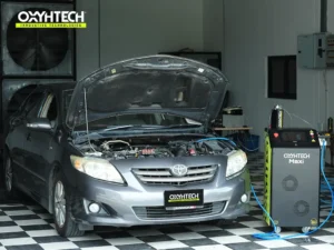 ผลงาน OXYHTECH - TOYOTA - ALTIS-04 ล้างเขม่าคาร์บอน เครื่องยนต์สะอาดขึ้นทั้งระบบ