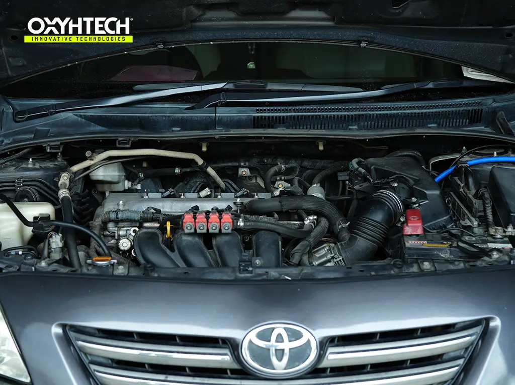 ผลงาน OXYHTECH - TOYOTA - ALTIS-04 ล้างเขม่าคาร์บอน เครื่องยนต์สะอาดขึ้นทั้งระบบ