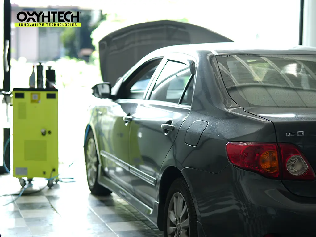 ผลงาน OXYHTECH - TOYOTA - ALTIS-04 ล้างเขม่าคาร์บอน เครื่องยนต์สะอาดขึ้นทั้งระบบ