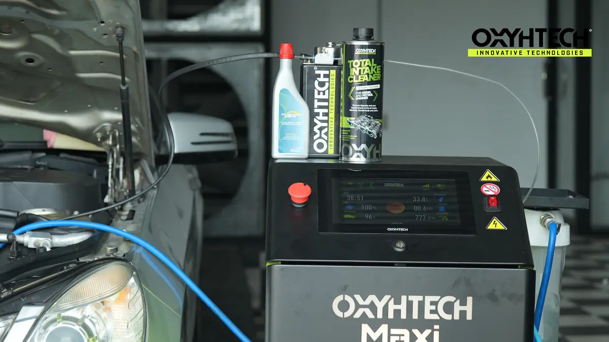 OXYHTECH - BENZ E200 ตัวอย่างผลงาน ดีท็อกซ์เครื่องยนต์ รถบ้าน รถยุโรป รถญี่ปุ่น รถเบนซิน