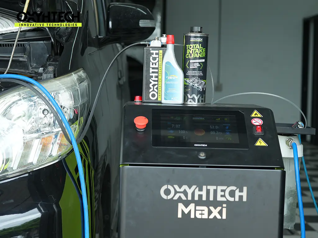 ผลงาน OXYHTECH - TOYOTA ALPHARD ล้างเขม่าคาร์บอน เครื่องยนต์สะอาดขึ้นทั้งระบบ