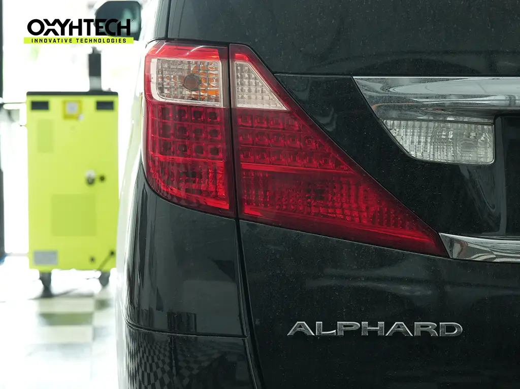 ผลงาน OXYHTECH - TOYOTA ALPHARD ล้างเขม่าคาร์บอน เครื่องยนต์สะอาดขึ้นทั้งระบบ