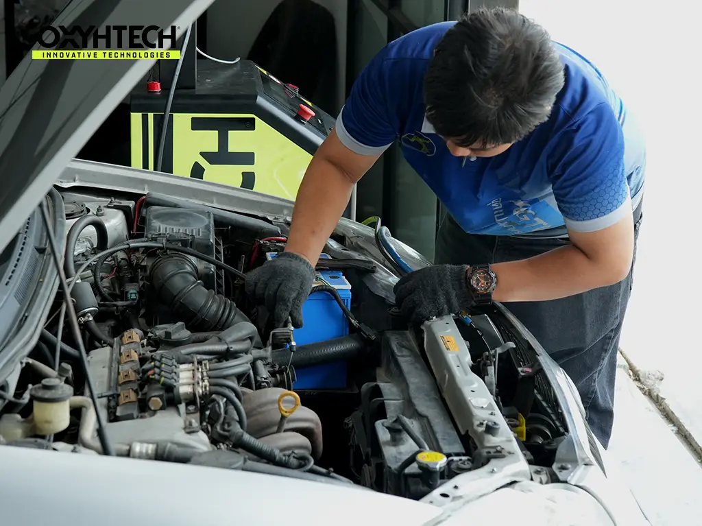 ผลงาน OXYHTECH - TOYOTA COROLLA ล้างเขม่าคาร์บอน เครื่องยนต์สะอาดขึ้นทั้งระบบ