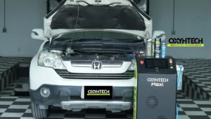 ผลงาน OXYHTECH - HONDA CRV-5 ล้างเขม่าคาร์บอน เครื่องยนต์สะอาดขึ้นทั้งระบบ
