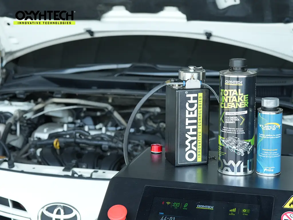 ผลงาน OXYHTECH - TOYOTA ALTIS ล้างเขม่าคาร์บอน เครื่องยนต์สะอาดขึ้นทั้งระบบ