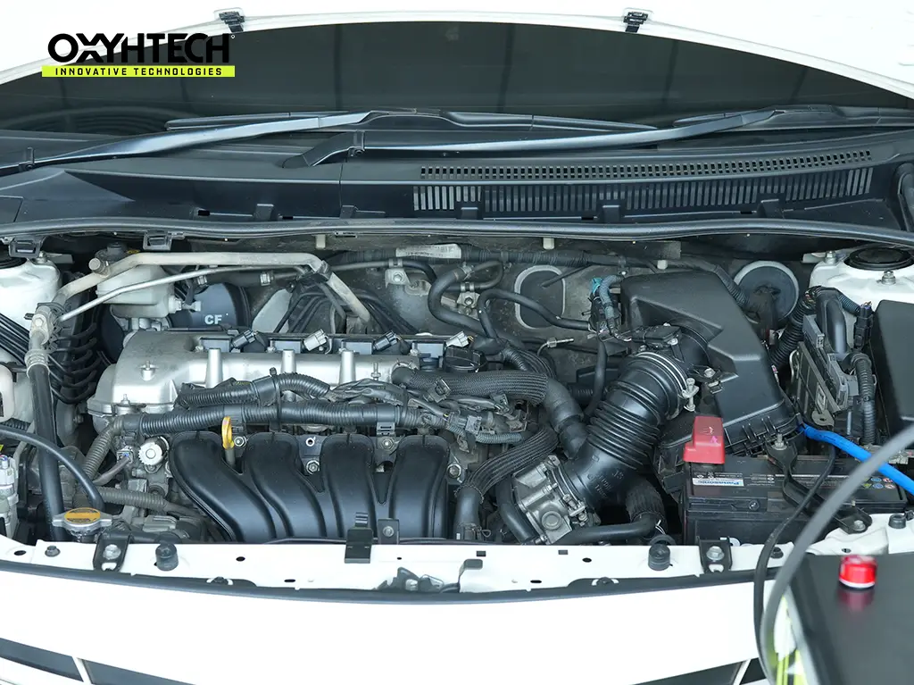 ผลงาน OXYHTECH - TOYOTA ALTIS ล้างเขม่าคาร์บอน เครื่องยนต์สะอาดขึ้นทั้งระบบ