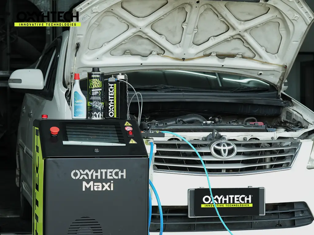 ผลงาน OXYHTECH - TOYOTA INNOVA ล้างเขม่าคาร์บอน เครื่องยนต์สะอาดขึ้นทั้งระบบ