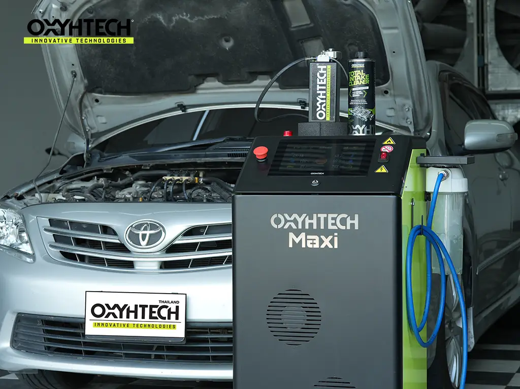 ผลงาน OXYHTECH - TOYOTA ALTIS 2 ล้างเขม่าคาร์บอน เครื่องยนต์สะอาดขึ้นทั้งระบบ