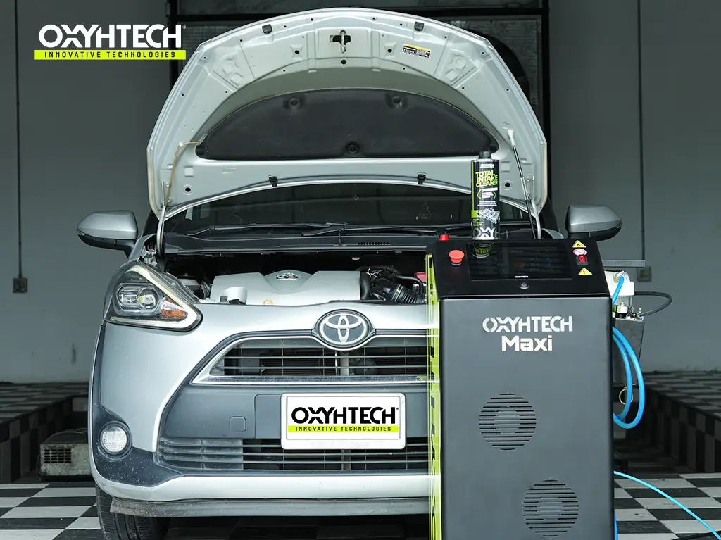 ผลงาน OXYHTECH - SIENTA ล้างเขม่าคาร์บอน เครื่องยนต์สะอาดขึ้นทั้งระบบ
