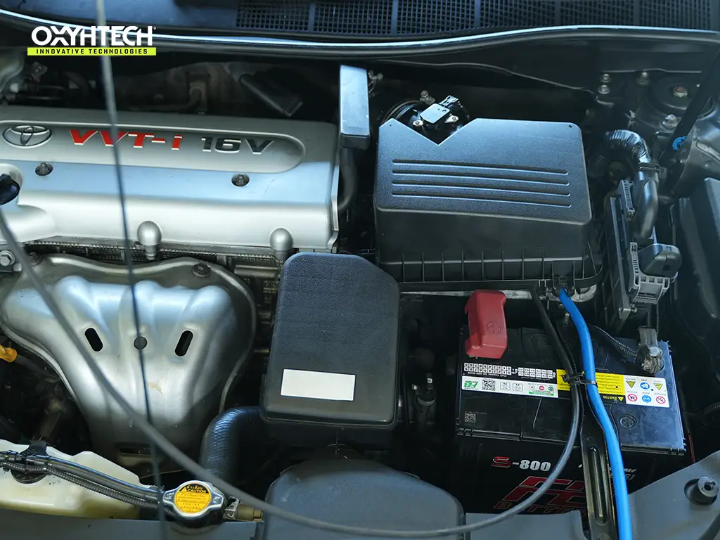 ผลงาน OXYHTECH - TOYOTA CAMRY-05 ล้างเขม่าคาร์บอน เครื่องยนต์สะอาดขึ้นทั้งระบบ