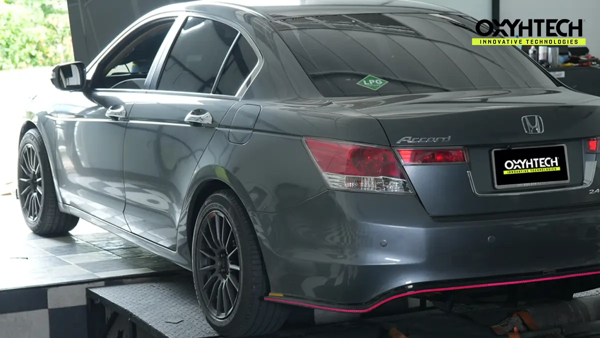 ผลงาน Honda Accord ดีท็อกซ์เครื่องยนต์ด้วย Oxyhtech ฟื้นฟูสมรรถนะ ขับลื่นไม่สะดุด