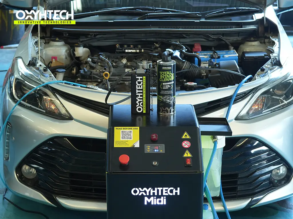 ผลงาน OXYHTECH - TOYOTA - SOLUNA - VIOS - 03 ล้างเขม่าคาร์บอน เครื่องยนต์สะอาดขึ้นทั้งระบบ