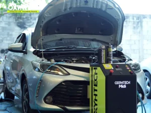 ผลงาน OXYHTECH - TOYOTA - SOLUNA - VIOS - 03 ล้างเขม่าคาร์บอน เครื่องยนต์สะอาดขึ้นทั้งระบบ