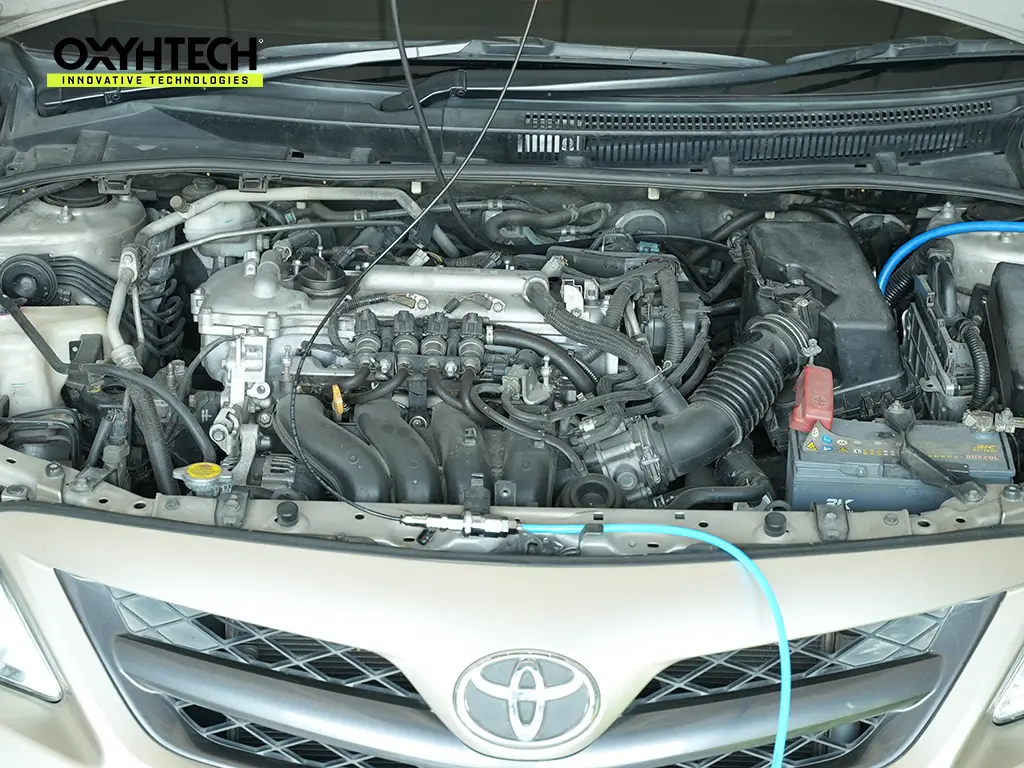 ผลงาน OXYHTECH - TOYOTA ALTIS 02 ล้างเขม่าคาร์บอน เครื่องยนต์สะอาดขึ้นทั้งระบบ