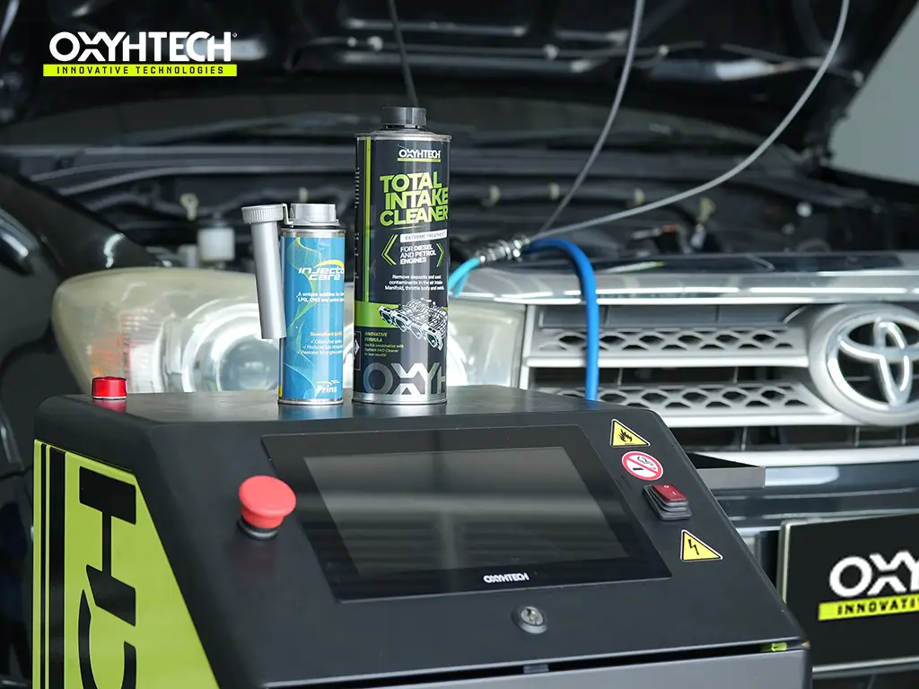 ผลงาน OXYHTECH - TOYOTA FORTUNER 2.7 ล้างเขม่าคาร์บอน เครื่องยนต์สะอาดขึ้นทั้งระบบ
