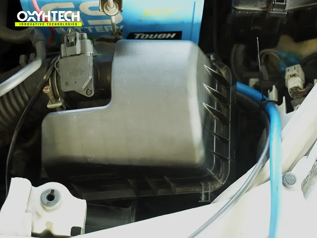 ผลงาน OXYHTECH - TOYOTA - SOLUNA -VIOS -02 ล้างเขม่าคาร์บอน เครื่องยนต์สะอาดขึ้นทั้งระบบ