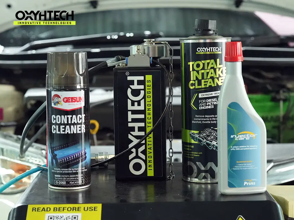 ผลงาน OXYHTECH - TOYOTA - YARIS ล้างเขม่าคาร์บอน เครื่องยนต์สะอาดขึ้นทั้งระบบ