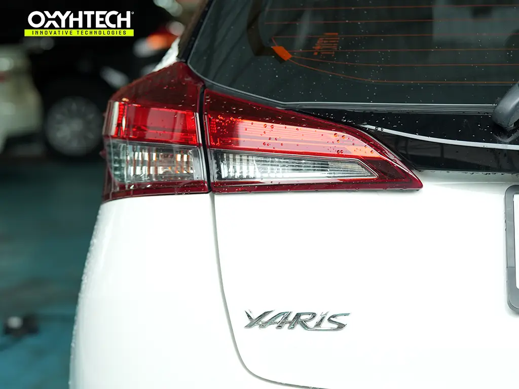 ผลงาน OXYHTECH - TOYOTA - YARIS ล้างเขม่าคาร์บอน เครื่องยนต์สะอาดขึ้นทั้งระบบ