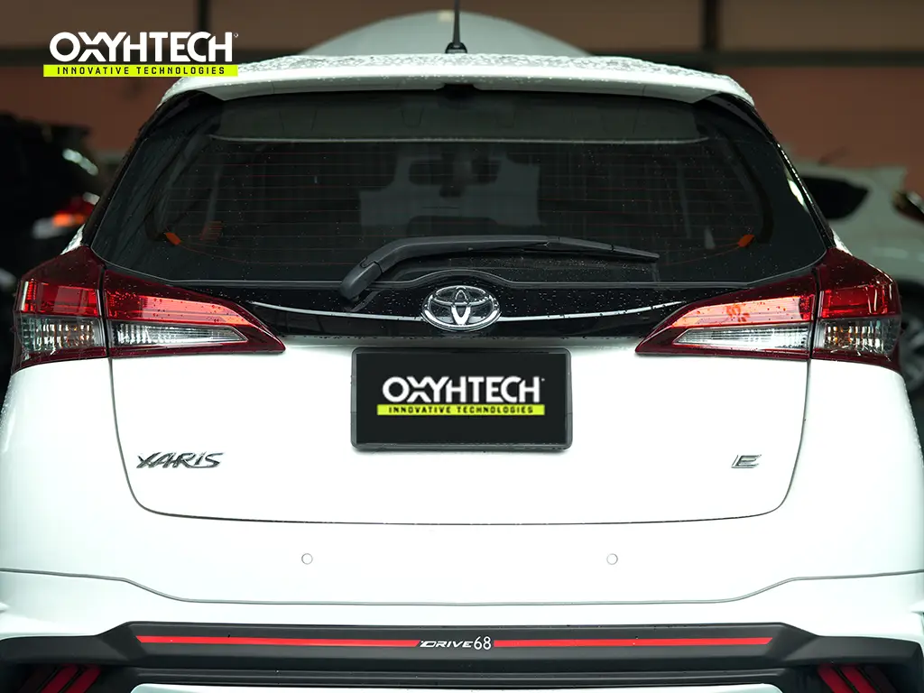 ผลงาน OXYHTECH - TOYOTA - YARIS ล้างเขม่าคาร์บอน เครื่องยนต์สะอาดขึ้นทั้งระบบ