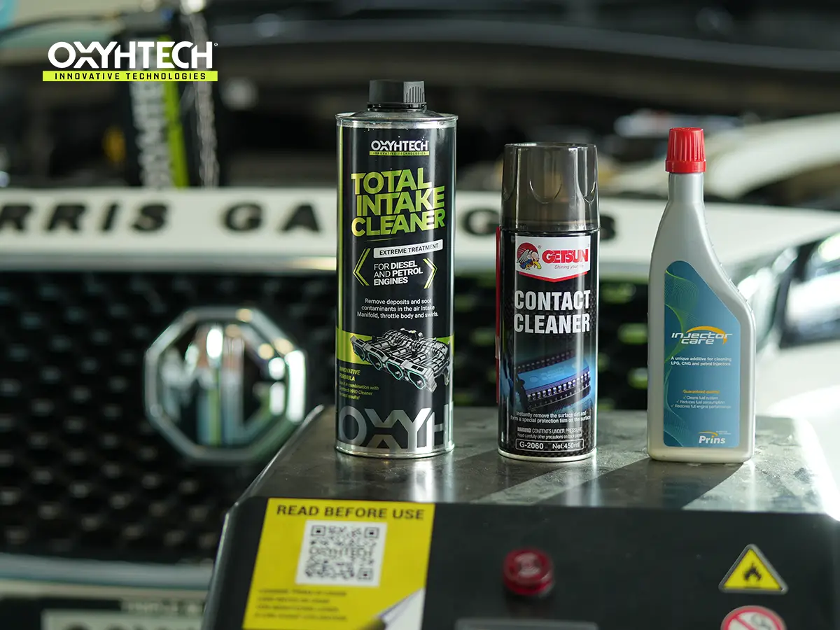 ผลงาน OXYHTECH - TOYOTA - MG ล้างเขม่าคาร์บอน เครื่องยนต์สะอาดขึ้นทั้งระบบ