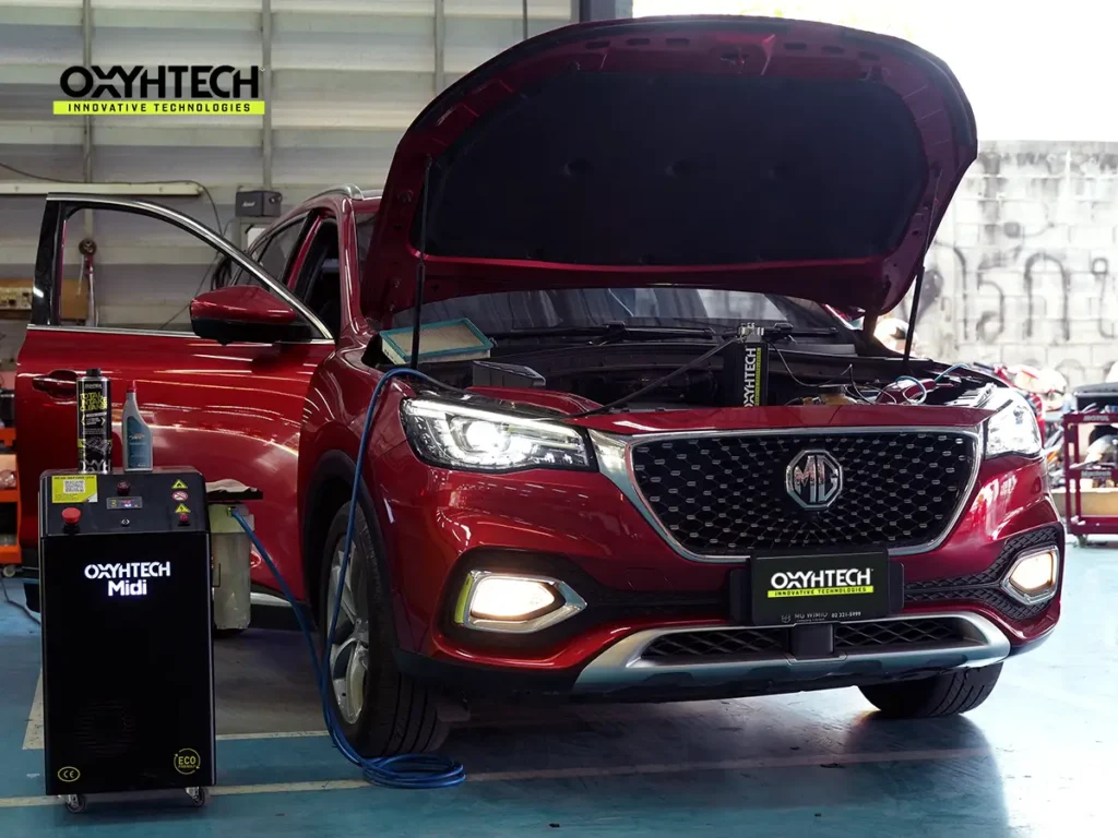 ผลงาน OXYHTECH - TOYOTA - MG - HS - 02 ล้างเขม่าคาร์บอน เครื่องยนต์สะอาดขึ้นทั้งระบบ