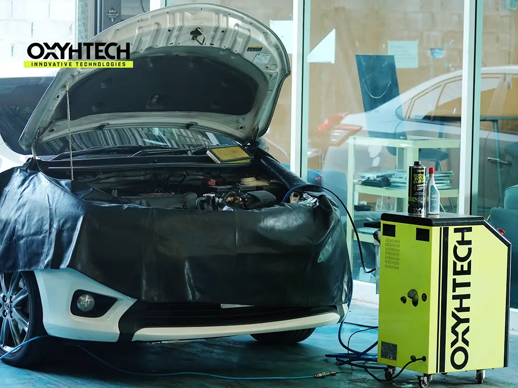 ผลงาน OXYHTECH - TOYOTA - SOLUNA - VIOS ล้างเขม่าคาร์บอน เครื่องยนต์สะอาดขึ้นทั้งระบบ