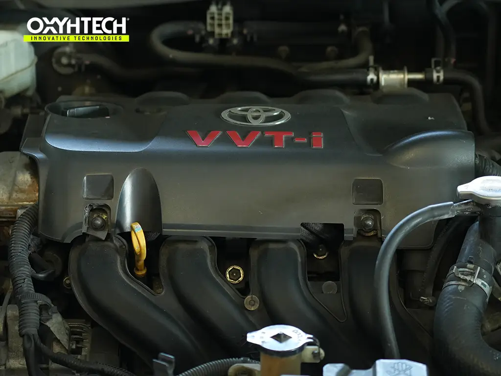 ผลงาน OXYHTECH - TOYOTA - SOLUNA - VIOS ล้างเขม่าคาร์บอน เครื่องยนต์สะอาดขึ้นทั้งระบบ