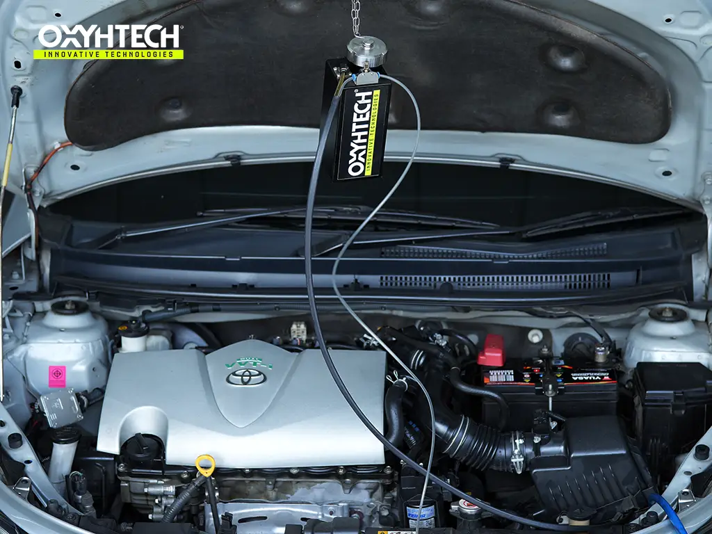 ผลงาน OXYHTECH - TOYOTA - SOLUNA - VIOS - 04 ล้างเขม่าคาร์บอน เครื่องยนต์สะอาดขึ้นทั้งระบบ