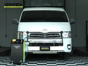 ผลงาน OXYHTECH - TOYOTA - VENTURY - 02 ล้างเขม่าคาร์บอน เครื่องยนต์สะอาดขึ้นทั้งระบบ