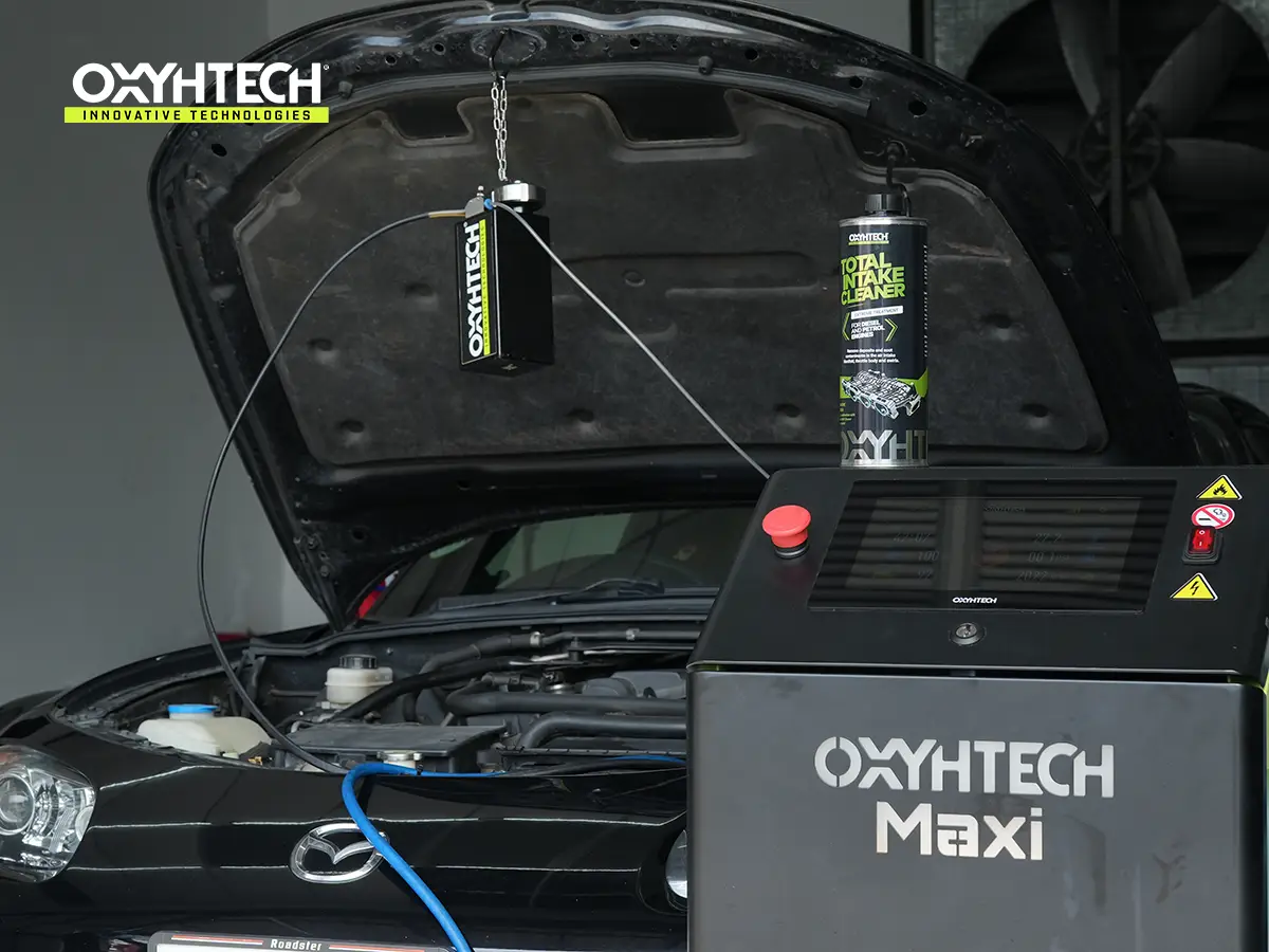 ผลงาน OXYHTECH - TOYOTA - MAZDA MX-5 ล้างเขม่าคาร์บอน เครื่องยนต์สะอาดขึ้นทั้งระบบ