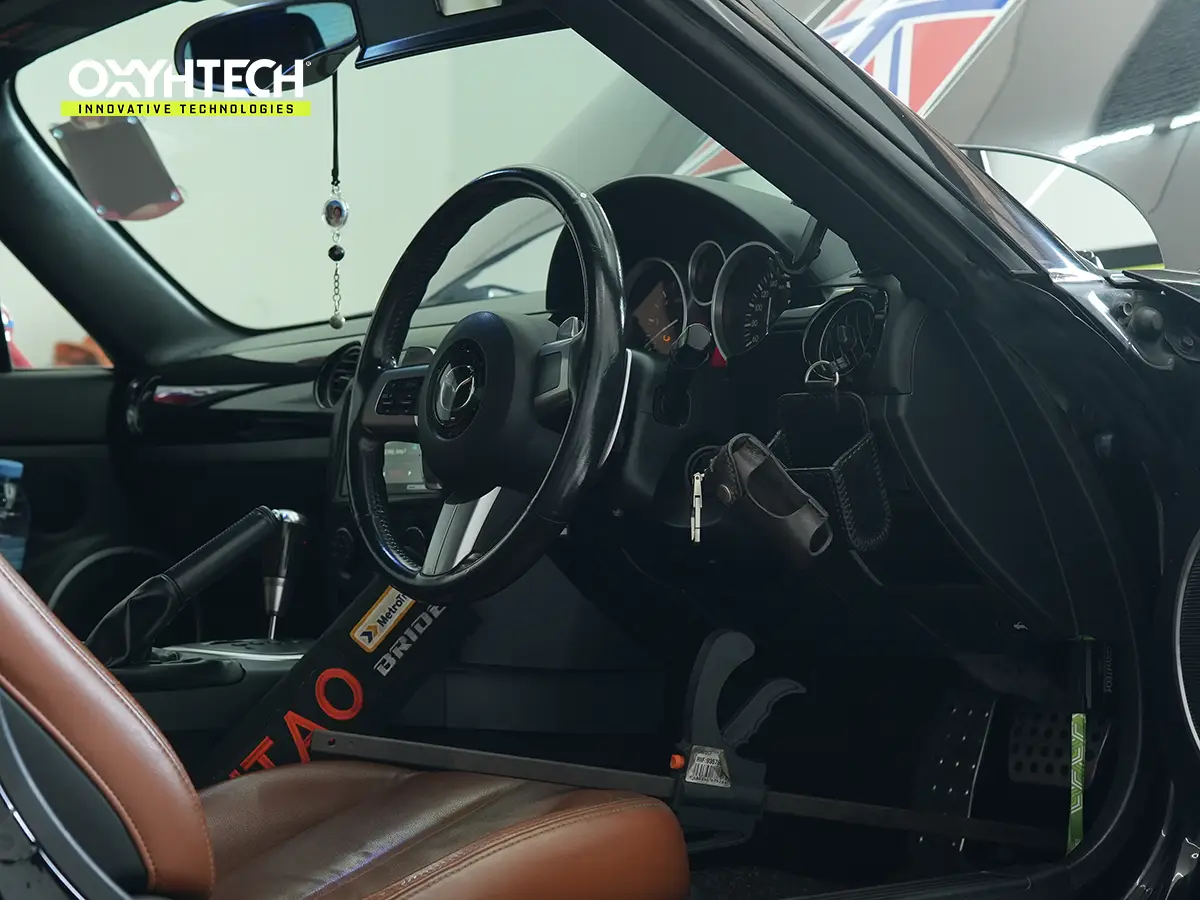 ผลงาน OXYHTECH - TOYOTA - MAZDA MX-5 ล้างเขม่าคาร์บอน เครื่องยนต์สะอาดขึ้นทั้งระบบ