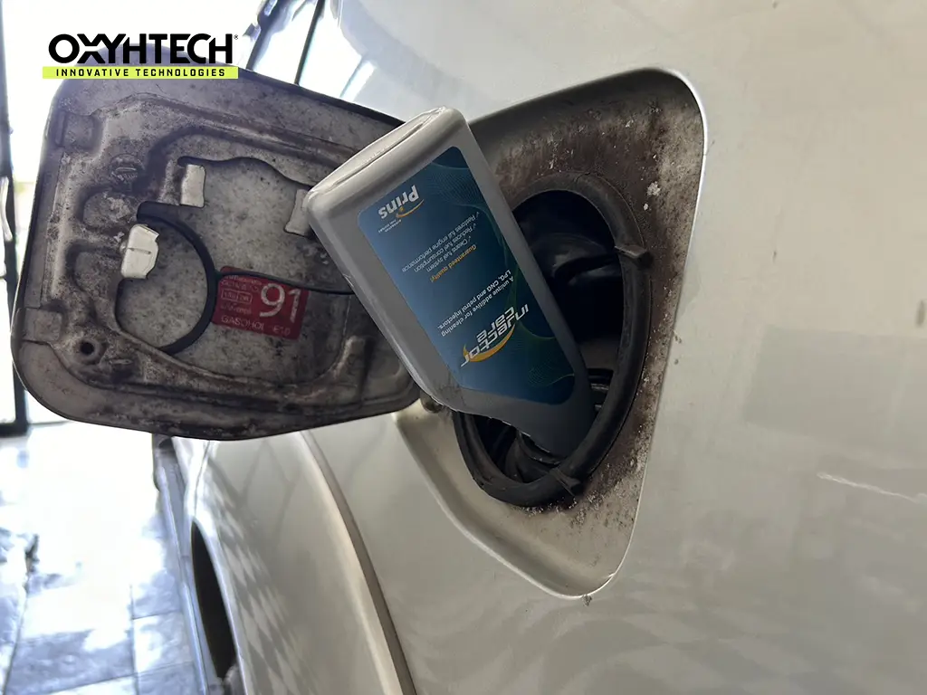 ผลงาน OXYHTECH - TOYOTA FORTUNER-02 ล้างเขม่าคาร์บอน เครื่องยนต์สะอาดขึ้นทั้งระบบ