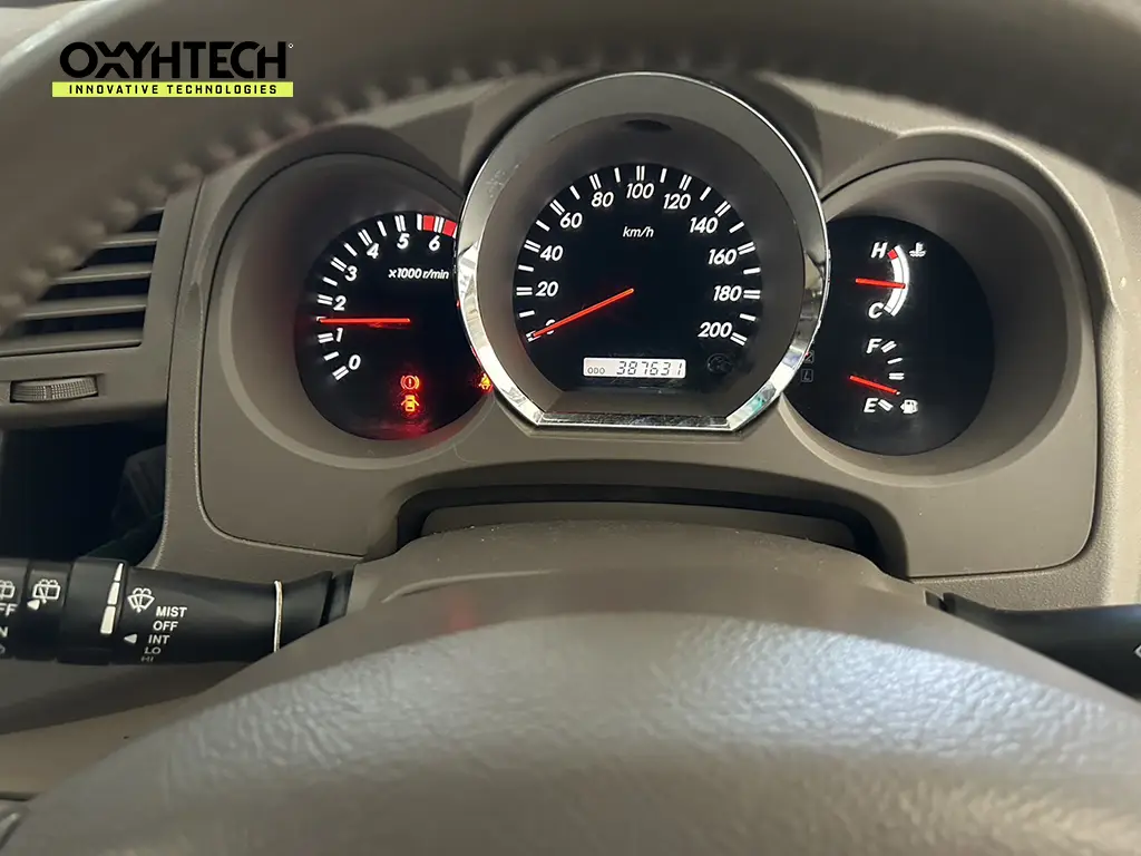 ผลงาน OXYHTECH - TOYOTA FORTUNER-02 ล้างเขม่าคาร์บอน เครื่องยนต์สะอาดขึ้นทั้งระบบ