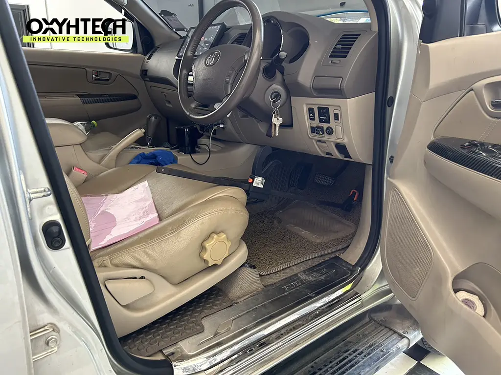 ผลงาน OXYHTECH - TOYOTA FORTUNER-02 ล้างเขม่าคาร์บอน เครื่องยนต์สะอาดขึ้นทั้งระบบ